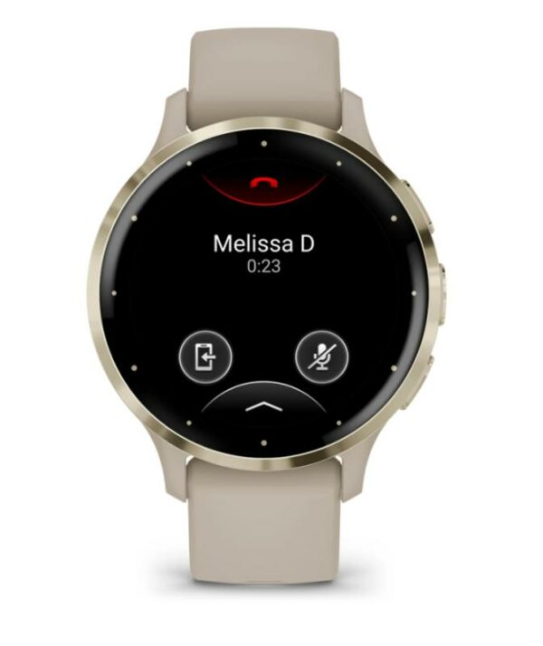 Ceas Garmin Venu 3S Soft Gold/French Gray - imagine 8