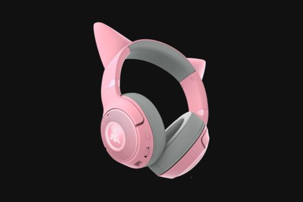Casti Razer Kraken Kitty V2 Bluetooth 5.2Quartz Edition - imagine 10