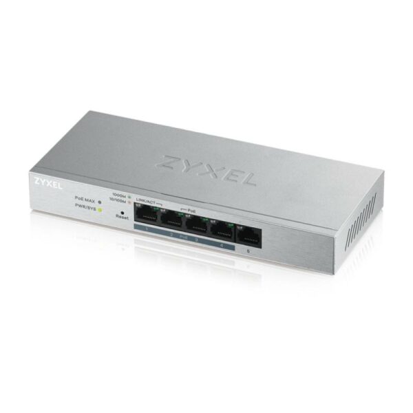 ZYXEL GS1200-5HP 5-PORT GBE METAL SWITCH - imagine 6