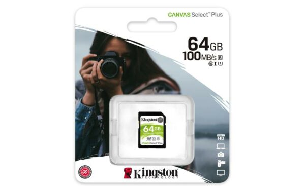Card de Memorie SDXC Kingston Canvas Select Plus 64GB, Class - imagine 5