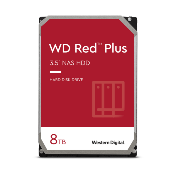 HDD WD 8TB SATA-III 5640RPM 256MB  Red Plus - imagine 3