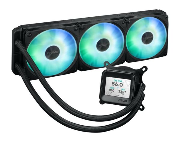 Cooler Procesor ASUS PRIME LC 360 LCD ARGB NEGRU, marime - imagine 8