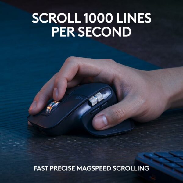 Kit Logitech MX Keys S, tastatura wireless, greutate 810 g, - imagine 12