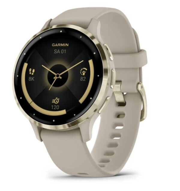 Ceas Garmin Venu 3S Soft Gold/French Gray - imagine 7