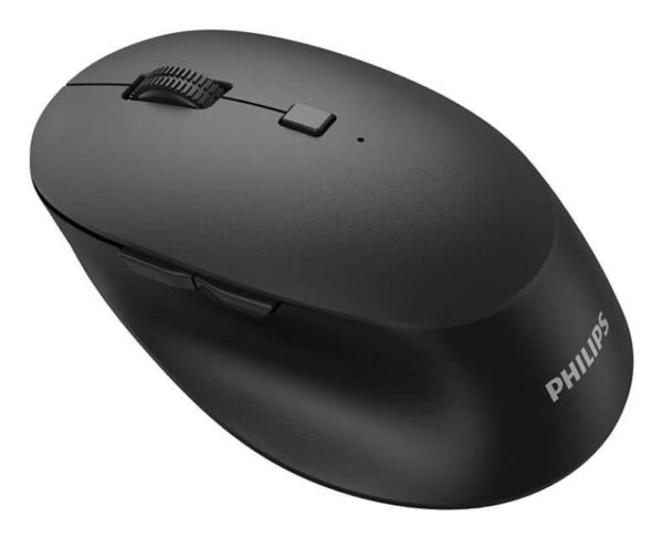 Mouse Philips SPK7607, ergonomic, wireless, silent,  negru - imagine 6