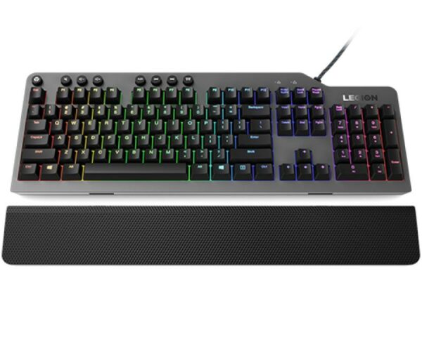 Tastatura gaming mecanica Lenovo Legion K500, iluminare RGB, switch Red, - imagine 3