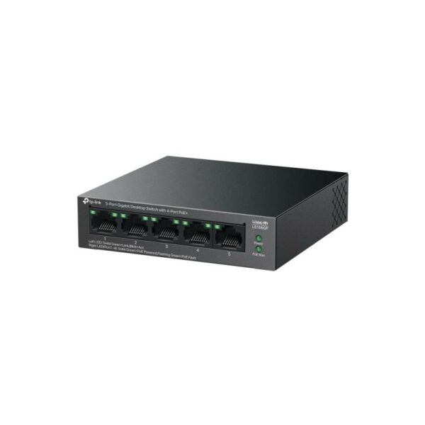 "5-Port Gigabit Desktop Switch with  4-Port PoE+ PORT: 4× - imagine 8