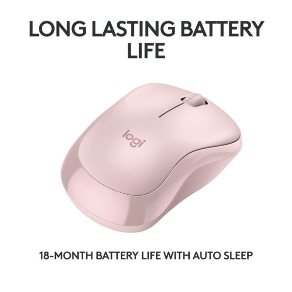 Mouse Logitech MK240 Silent Wireless, optic, interfata Bluetooth, rezolutie 1000 - imagine 10