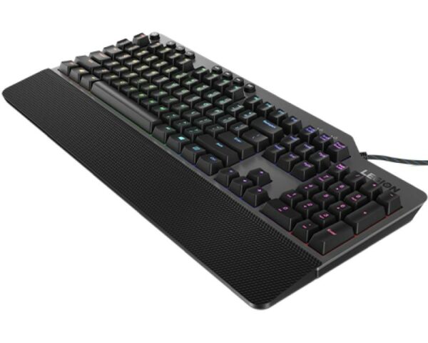 Tastatura gaming mecanica Lenovo Legion K500, iluminare RGB, switch Red, - imagine 7