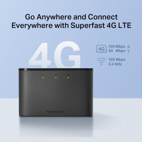 WI-FI LTE mobile Mercusys 4G MT110, Standarde wireless: IEEE 802.11a/b/g/n - imagine 9