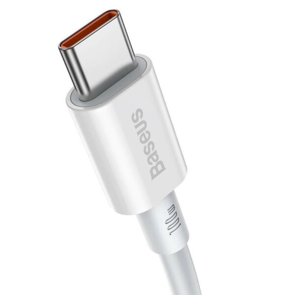 Cablu Baseus Superior CATYS-B02 1m, alb - imagine 4
