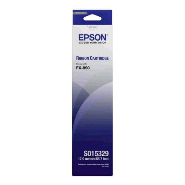 Ribbon Epson S015329, negru, pentru Epson FX-890