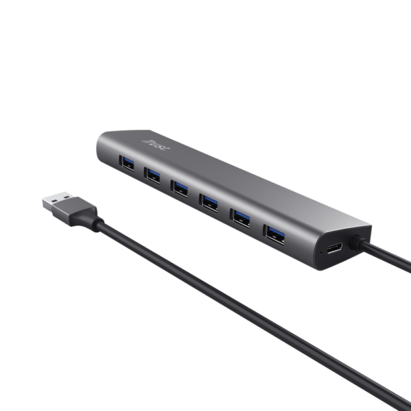Hub Trust Halyx , 7 porturi USB 3.2 Gen 1, - imagine 6