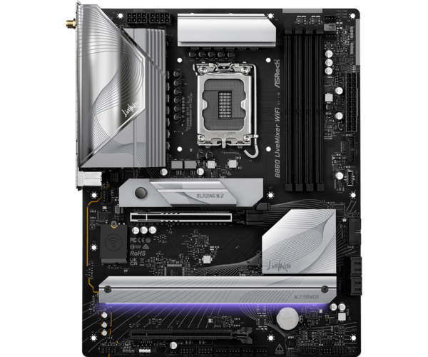 Placa de Baza ASROCK B860 LIVEMIXER WIFI LGA1851 - imagine 4