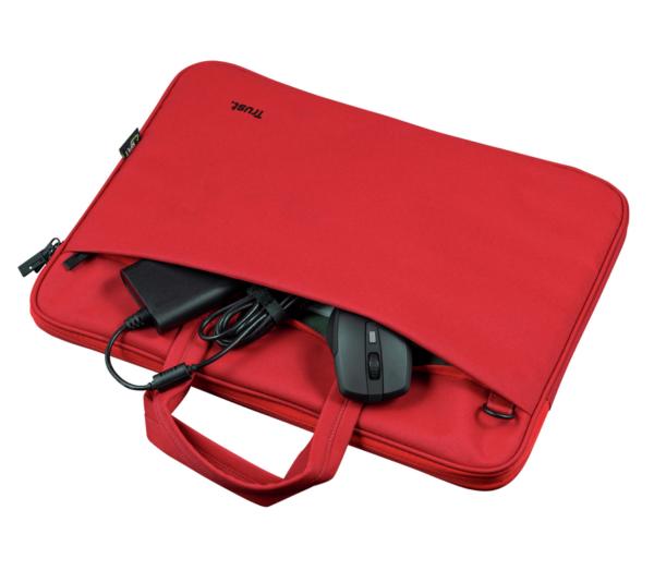 Geanta laptop Trust Bologna Eco 16", rosu - imagine 4