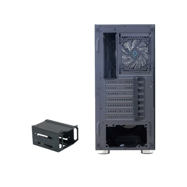 Carcasa Spacer Rainbow, ATX, Mid Tower NEGRU - imagine 5
