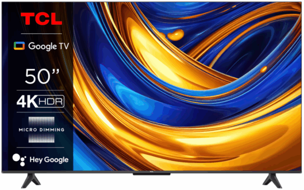 Televizor TCL LED 50P655, 50"(126 cm), Smart Google TV, 4K,