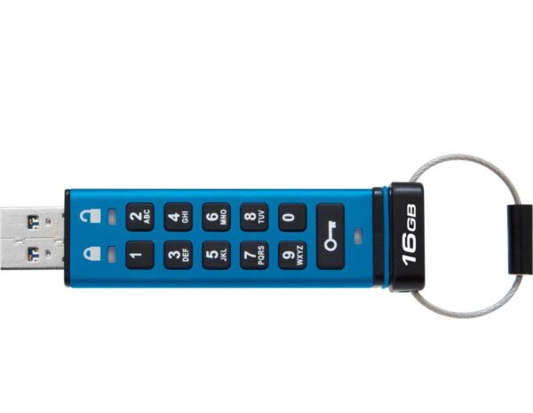 USB Flash Drive Kingston 16GB IronKey Keypad 200, USB 3.2 - imagine 3