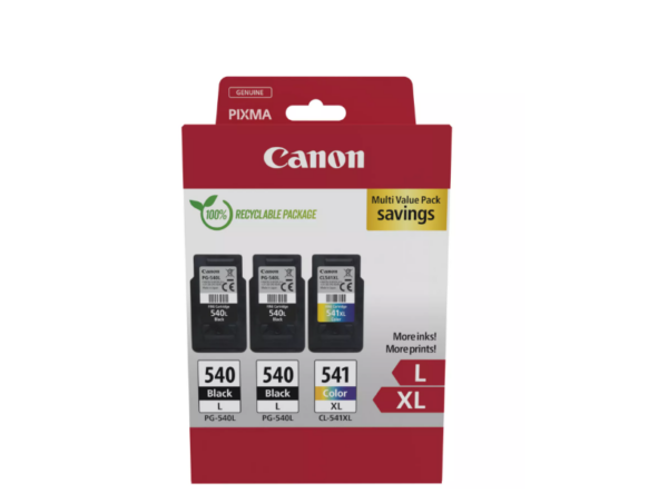 Canon pachet cartuse cearneala PG-540L X2 /CL-541XL MULTIPACK, capacitate negru: