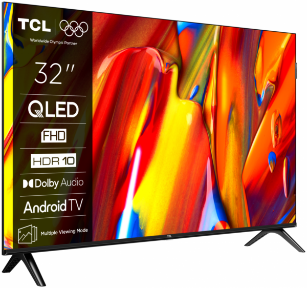 Televizor TCL QLED 32V5C, 80 cm, Smart Google TV, Full - imagine 3