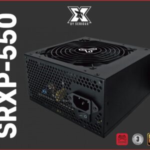 Sursa Serioux Energy 550W, Ventilator 12cm, ATX, material metal, cabluri: