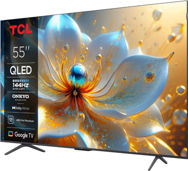 Televizor TCL QLED 55T8C, 139 cm, Smart Google TV, 4K - imagine 4