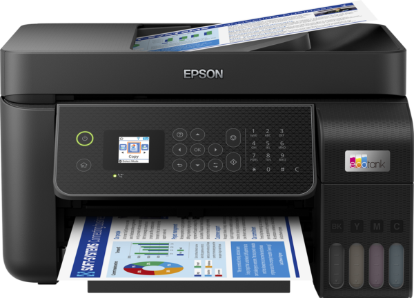 Multifunctional inkjet color Epson EcoTank CISS L5310, dimensiune A4 (Printare,Copiere,