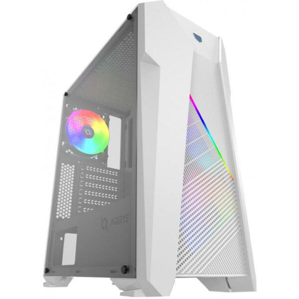 Carcasa AQYRIS CANOPUS Mid Tower ARGB ALB - imagine 3