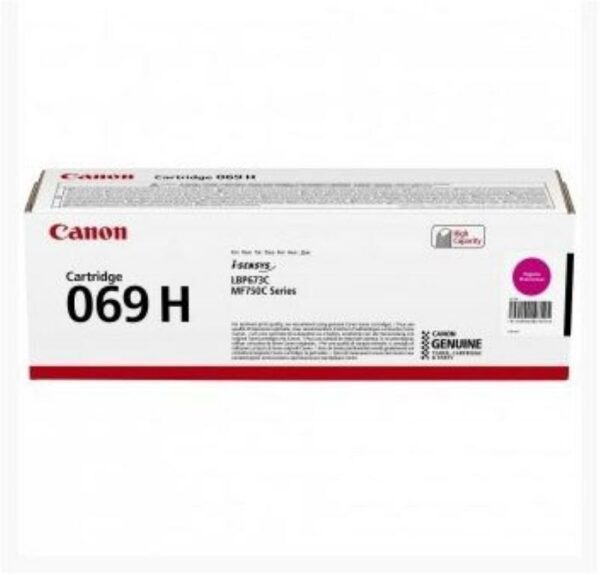 Toner Canon CRG069HM, Magenta, capacitate 5500 pagini, pentru i-SENSYS LBP673Cdw,