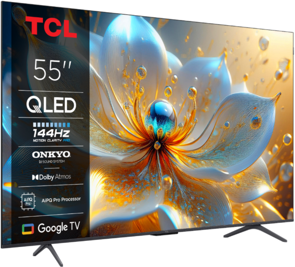 Televizor TCL QLED 55T8C, 139 cm, Smart Google TV, 4K - imagine 3