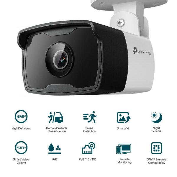 "TP-Link Camera IR de supraveghere Bullet pentru exterior VIGIC340I(2.8MM), Senzor - imagine 3