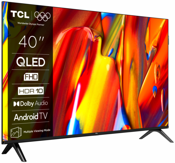 Televizor TCL QLED 40V5C, 100 cm, Smart Google TV, Full - imagine 3