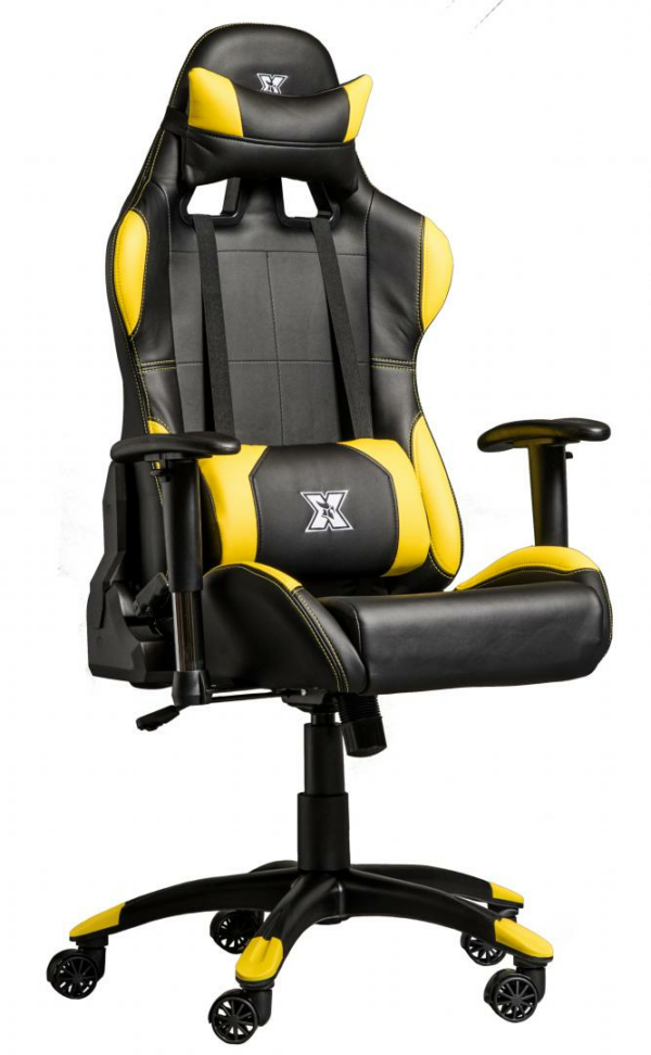 Scaun gaming X by Serioux, Torin, ajustabil, piele sintetica, piston