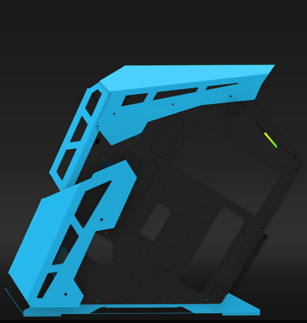 Carcasa Aqirys Procyon Mid Tower ALBASTRU - imagine 4
