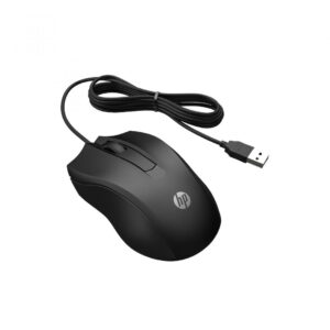 HP MOUSE Wired 105, Culoare: Negru, Dimensiuni: 11.66 x 6.43