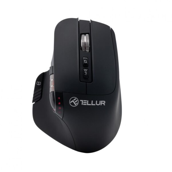 Mouse wireless Tellur Shade, silent click, rezolutie maxima 3200 DPI,