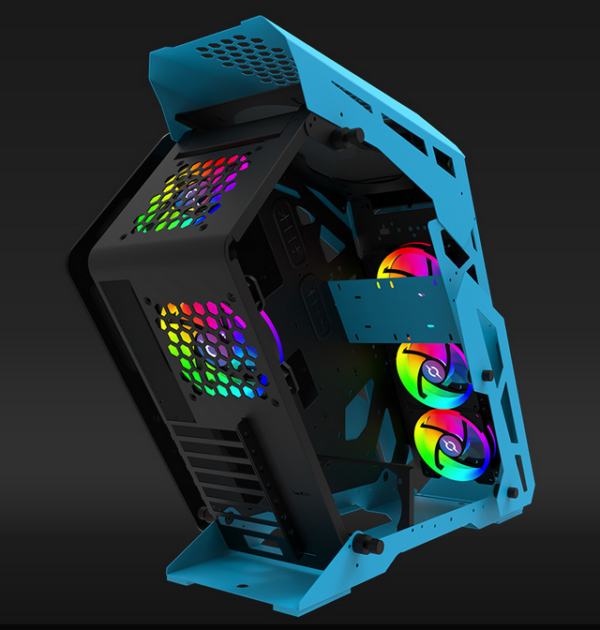 Carcasa Aqirys Procyon Mid Tower ALBASTRU - imagine 3