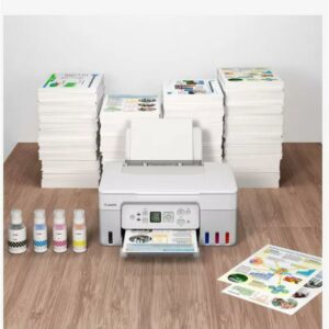 "Multifunctional inkjet color CISS Canon PIXMA G3470 White, dimensiune A4(Printare,