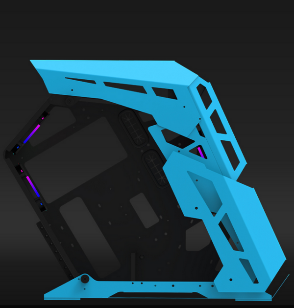 Carcasa Aqirys Procyon Mid Tower ALBASTRU - imagine 7