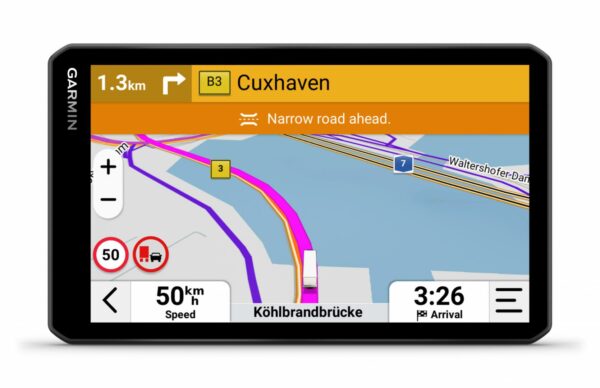 GPS Garmin Dezl LGV720, tip afisaj IPS super-panoramic de 6,95", - imagine 4