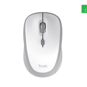 Mouse wireless Trust Yvi, rezolutie maxima 1600 DPI, alb