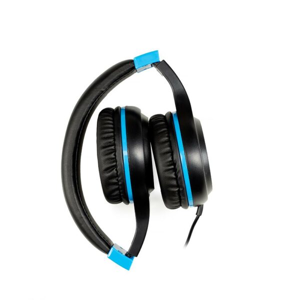 Casti cu micr. Spacer Pearl Blue, cu fir, multimedia,