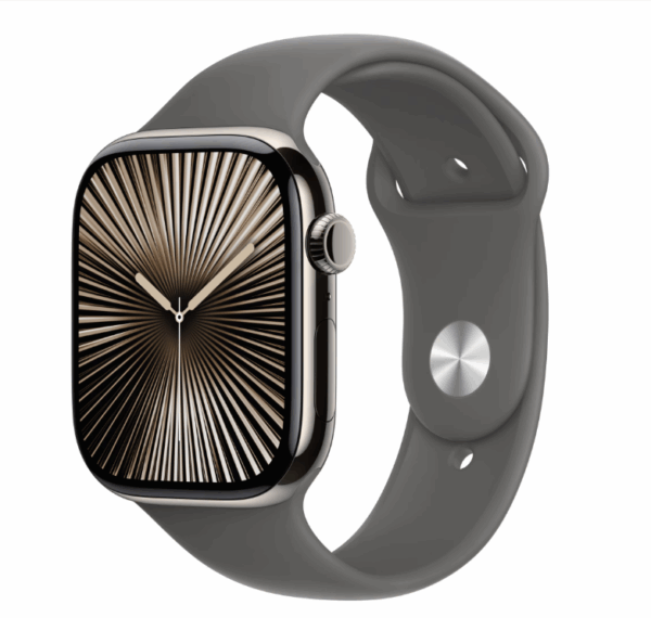 Apple Watch Series 10 GPS + Cellular 46mm Natural Titanium - imagine 3