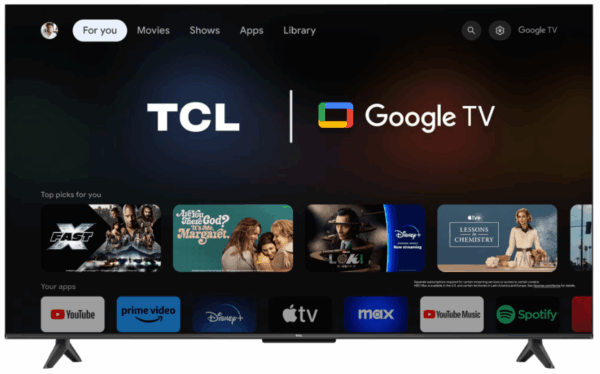 Televizor TCL LED 50P655, 50"(126 cm), Smart Google TV, 4K, - imagine 3