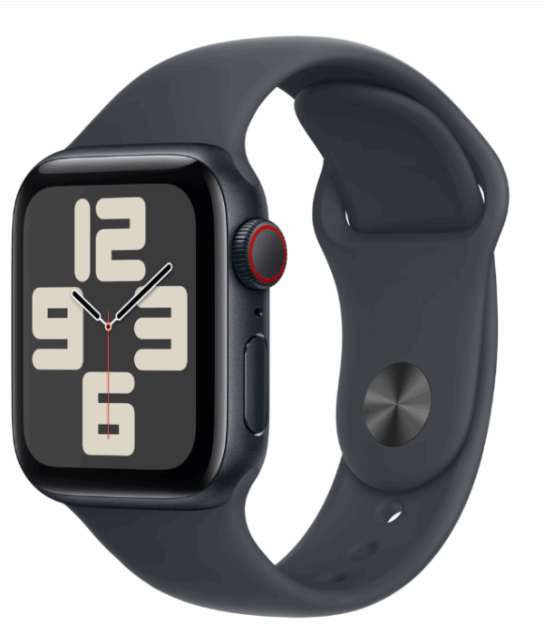 Apple Watch SE GPS + Cellular 40mm Midnight Aluminium Case