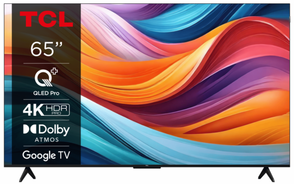 Televizor TCL QLED 65T7B, 164 cm, Smart Google TV, 4K