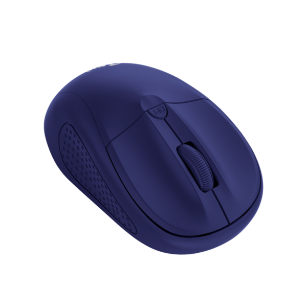 Mouse Trust Wireless optic, rezolutie 1600 DPI, albastru - imagine 3