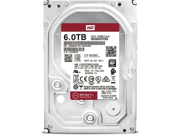 HDD WD RED PRO, 6TB, 7200RPM, SATA III