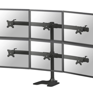Suport 6 monitoare de birou Neomounts FPMA-D700DD6; pentru display-uri cu