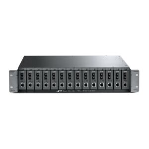 TP-Link sasiu rackmount, 14 sloturi, 2 ventilatoare, sursa 100-240VAC, 50/60Hz,